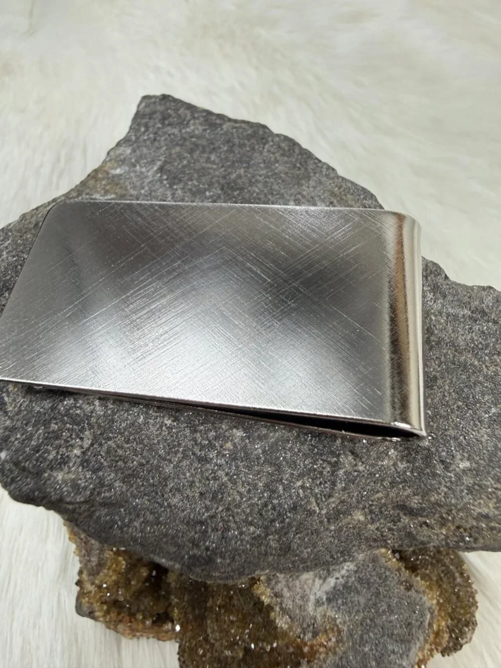 Vintage Hadley Silver Tone Money Clip 2